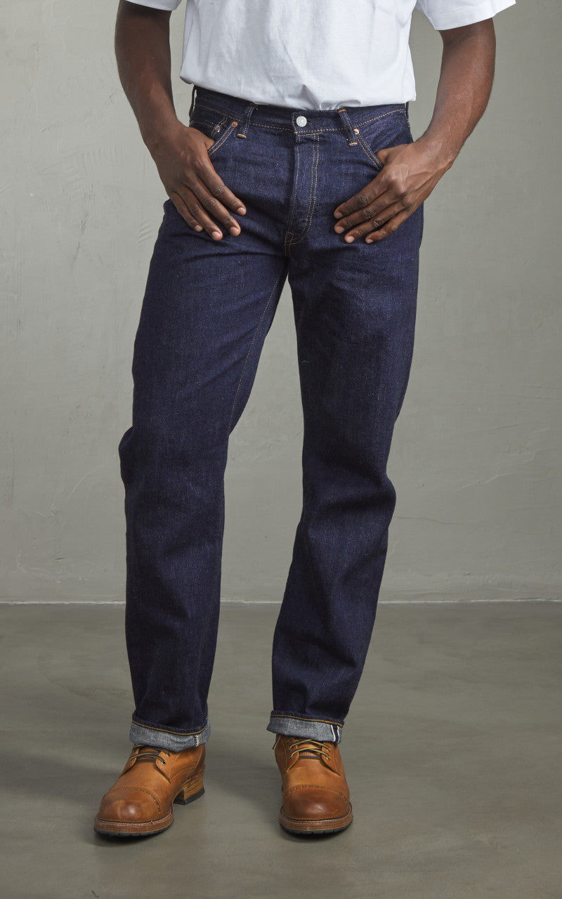 Fullcount 1103SSW Clean Straight Denim Super Smooth One Wash Indigo Blue