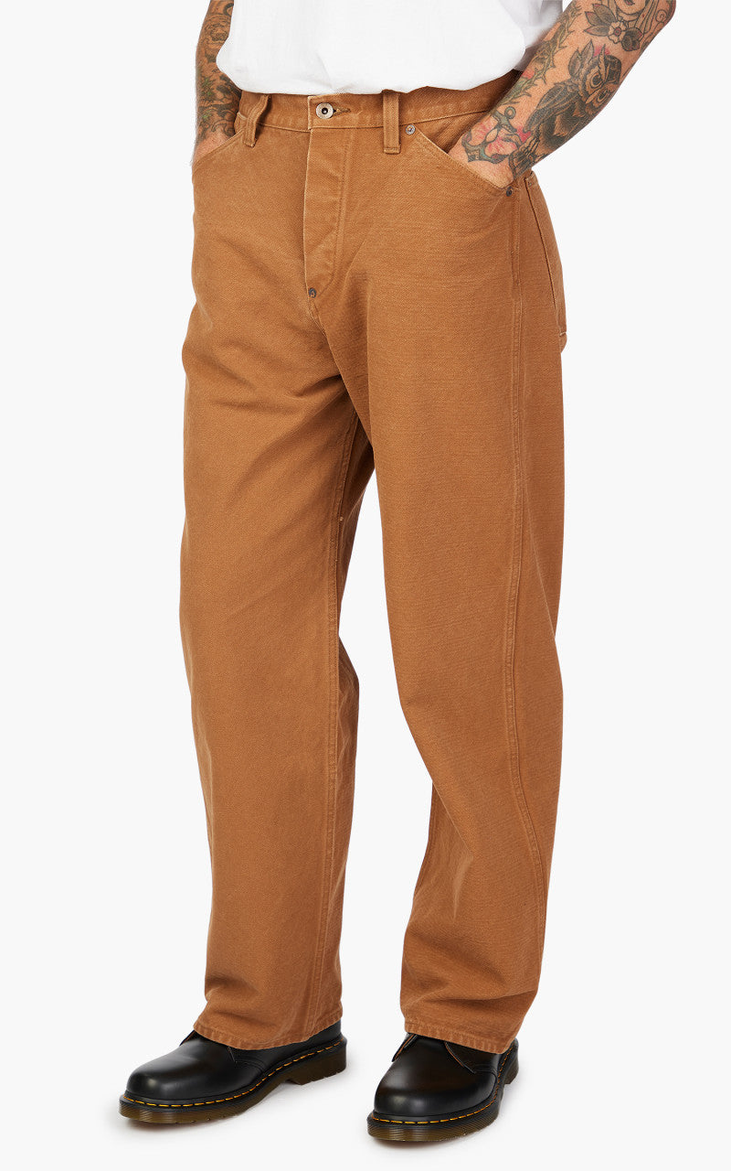 Fullcount 1129-2 Heavy Canvas Cinch Back Work Pants Copper Brown
