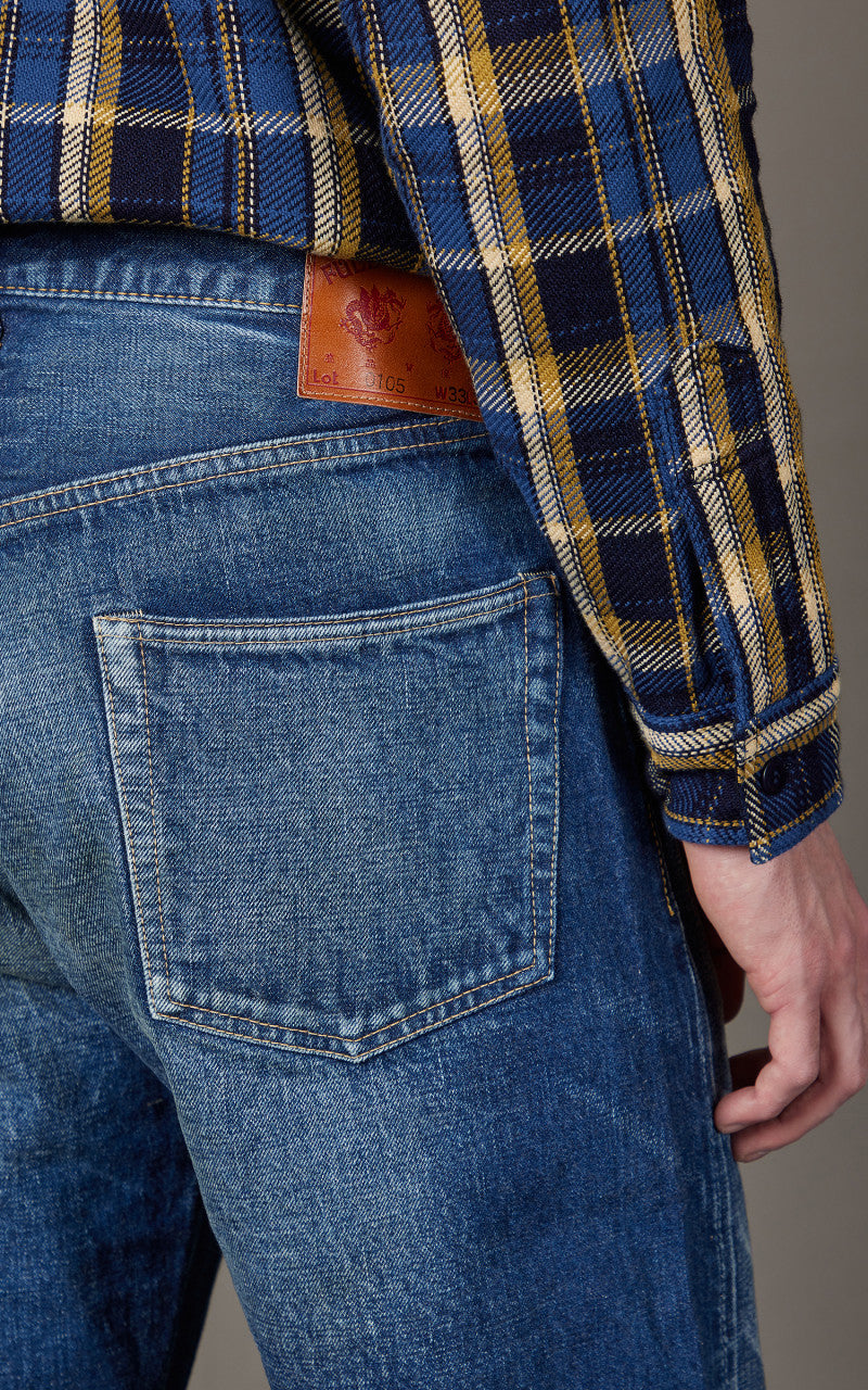 Fullcount 1344-0105 Selvedge More Than Real Wash Indigo