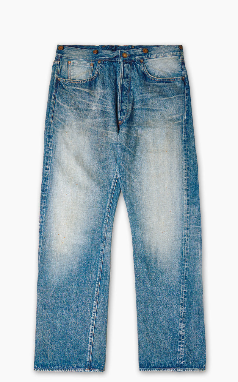 パンツ FULLCOUNT Son of The soil Denim Fullcount 1373HW Sidekick Son Of The Soil - Indigo Blue