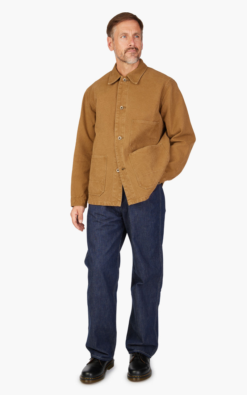 Fullcount 2015-6 Heavy Canvas Chore Jacket Copper Brown