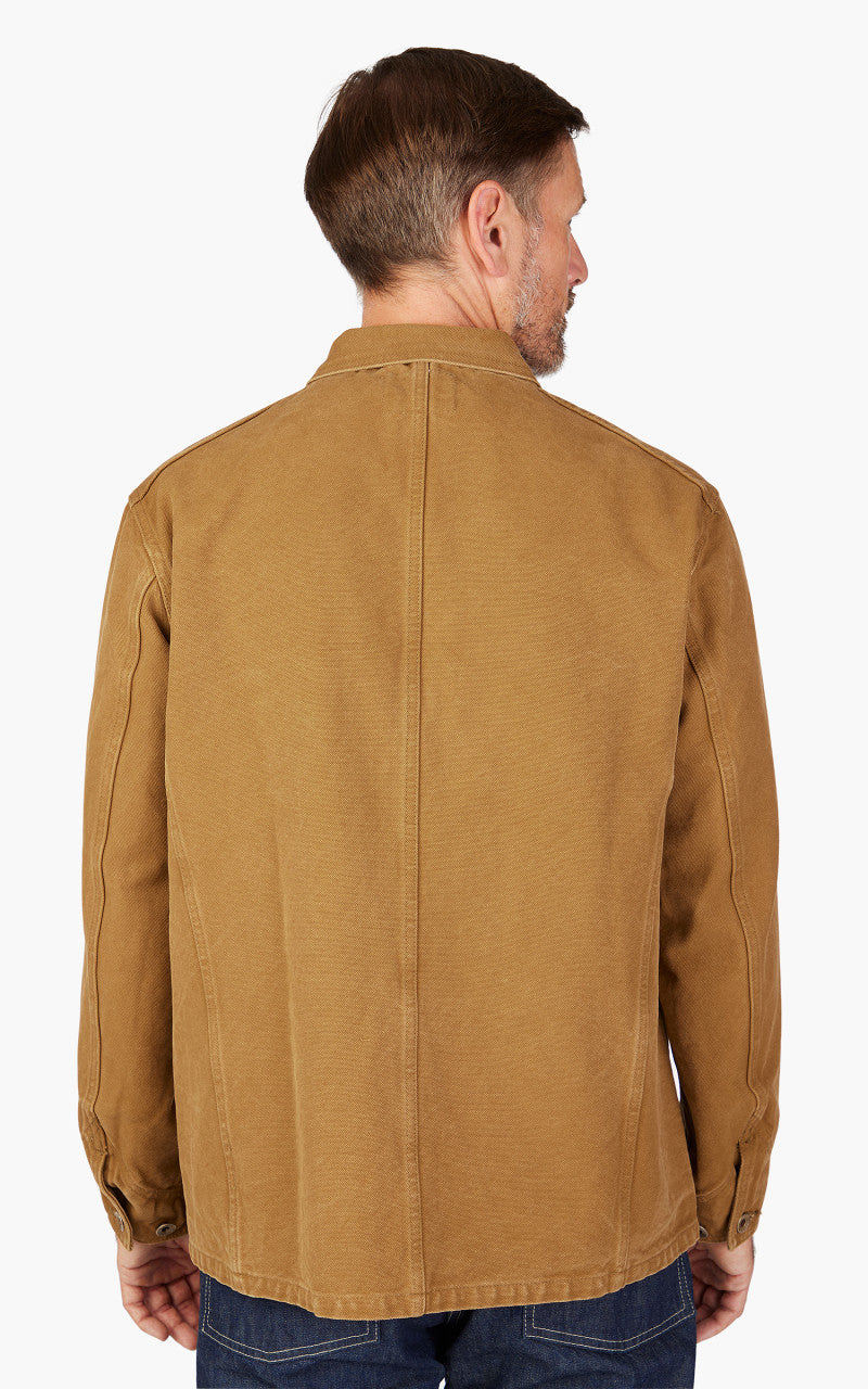Fullcount 2015-6 Heavy Canvas Chore Jacket Copper Brown