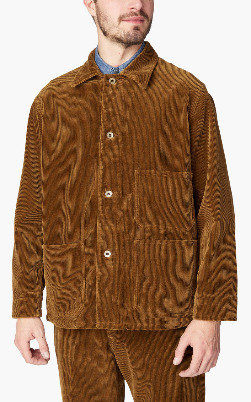 Fullcount 2033-2 Chore Jacket Super Fine Corduroy Brown