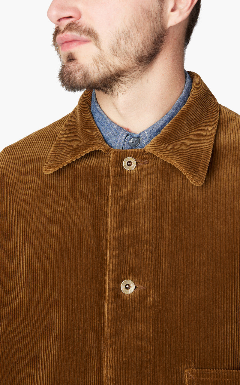 Fullcount 2033-2 Chore Jacket Super Fine Corduroy Brown