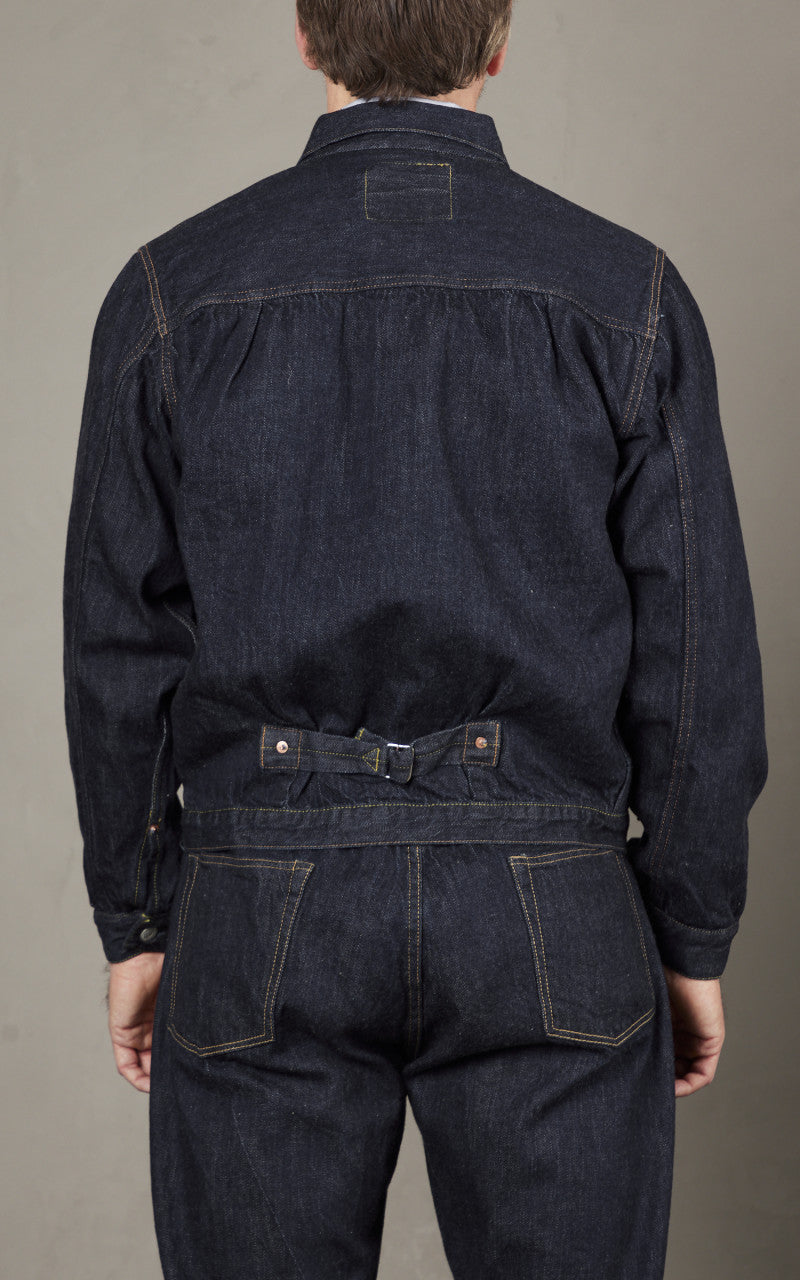 Fullcount 2107SSW Type 1 Selvedge Denim Jacket Super Smooth One Wash Indigo
