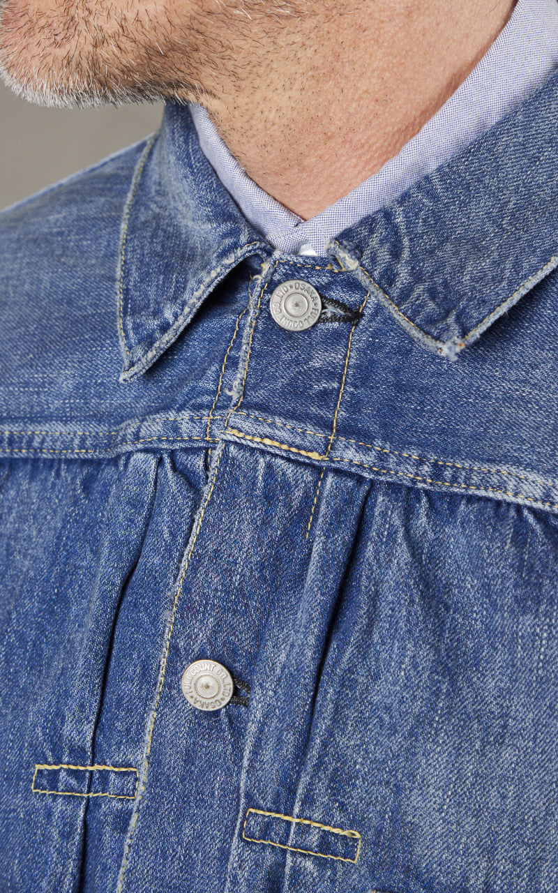Fullcount 2978-2107SS Type1 Selvedge Denim Jacket Super Smooth Dartford Indigo