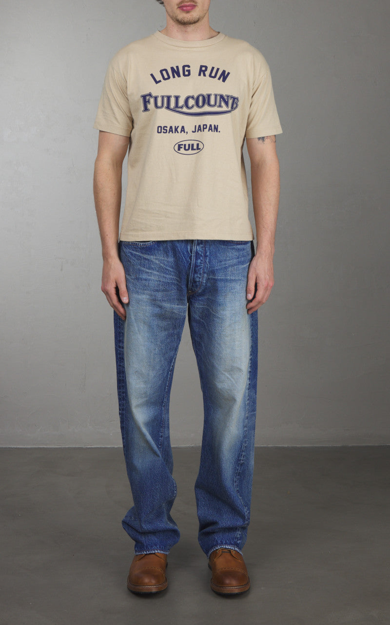 Fullcount 5500PT-1 Long Run Fullcount T-Shirt Beige