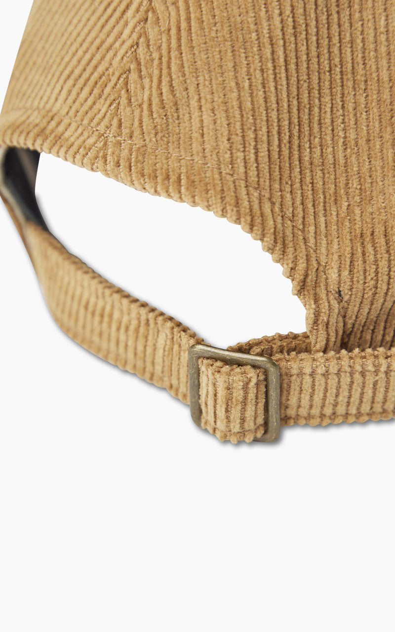 Fullcount 6 Panel Cords Baseball Cap 'F' Patch Camel