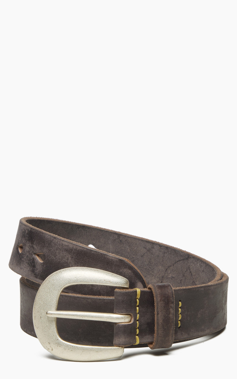 Fullcount 6210 Wild Leather Belt Black