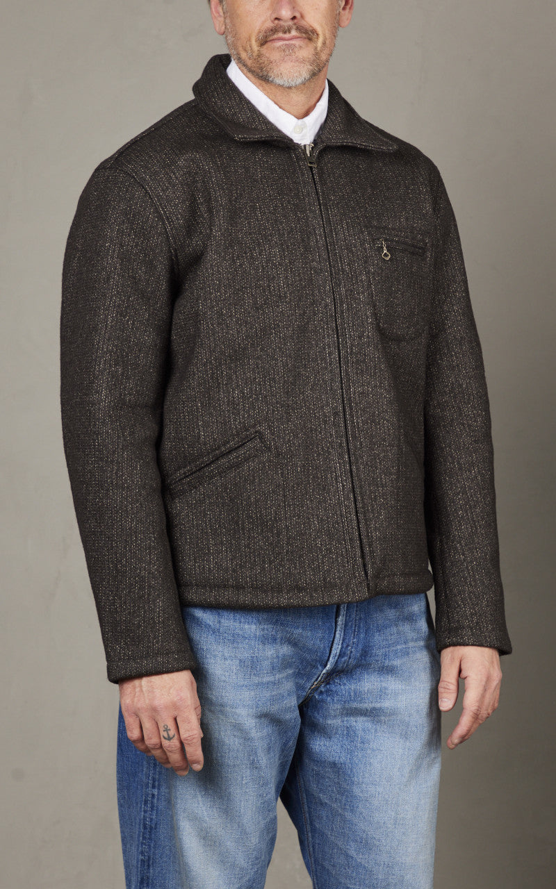 Fullcount BBJ-024 Browns Beach Truckers Jacket Oxford Grey