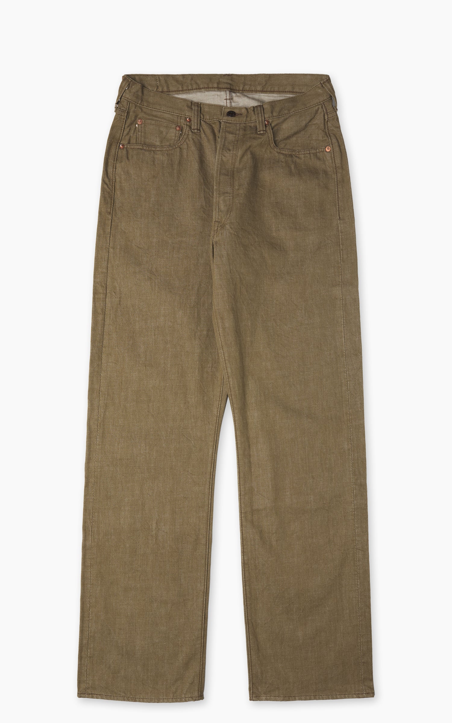 Fullcount 0105OD Wide Selvedge Denim Olive Drab