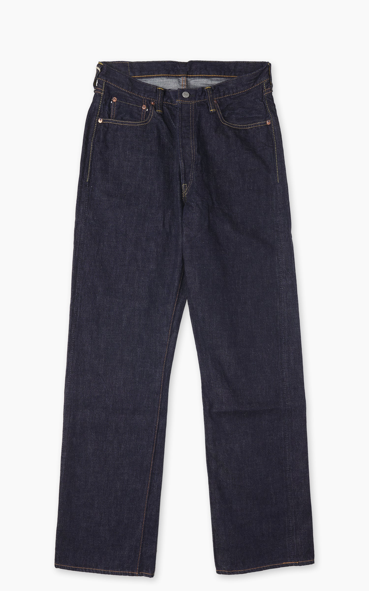 Fullcount 1101 Straight Selvedge Denim One Wash Indigo