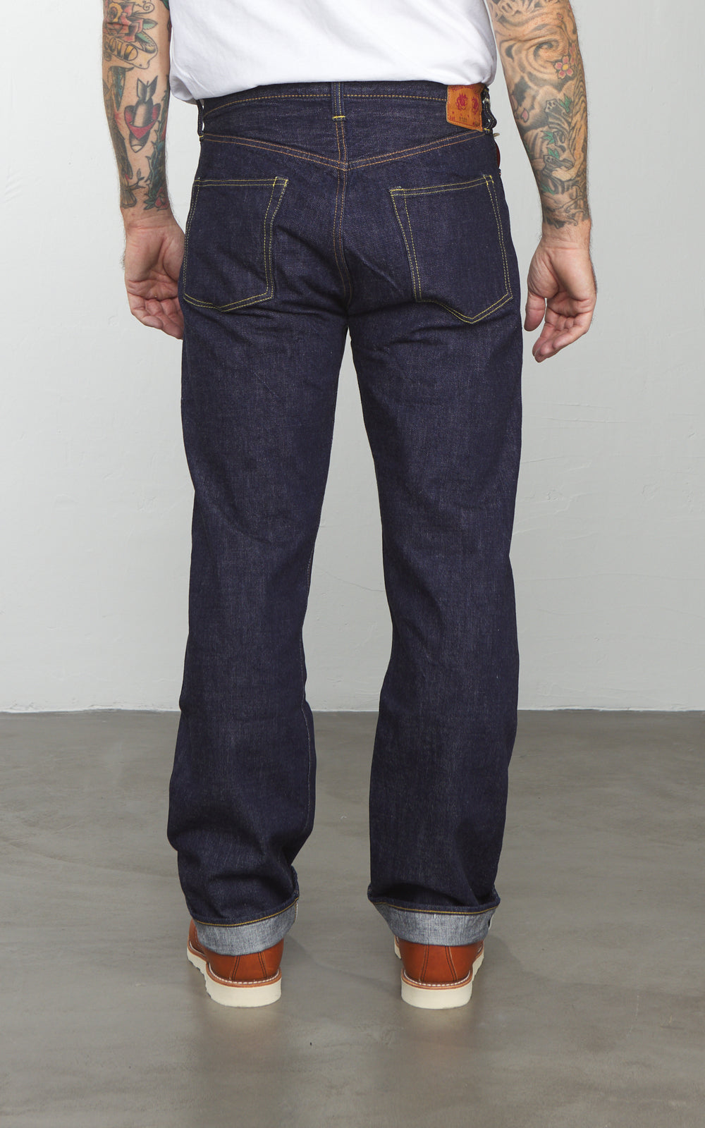 Fullcount 1101 Straight Selvedge Denim One Wash Indigo