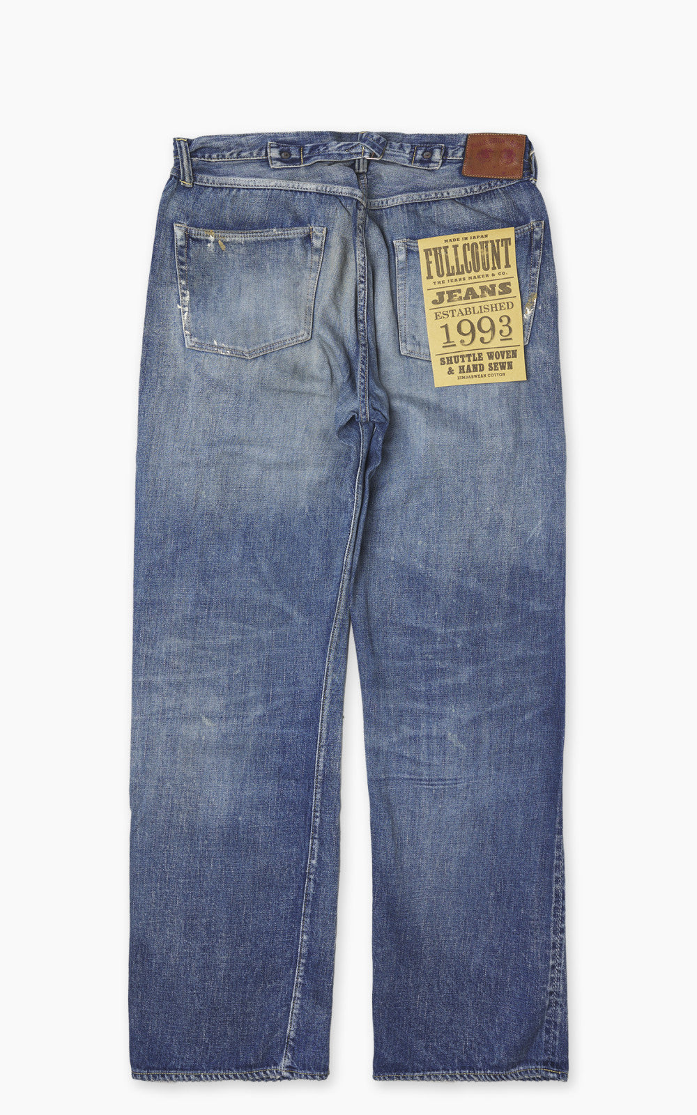 Fullcount 1126HW 1937 Model Selvedge Denim Dartford Splatter Indigo