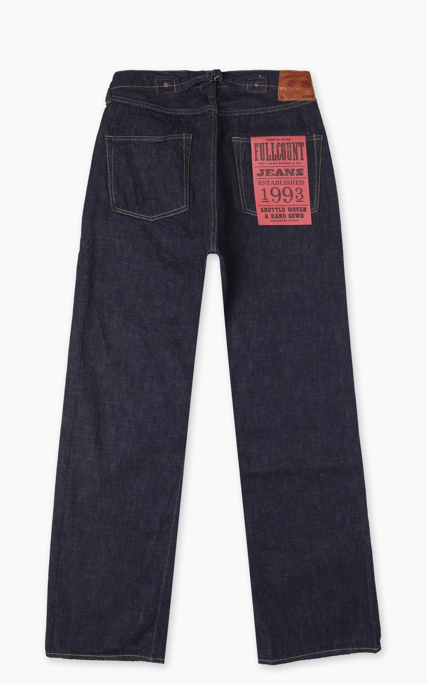 Fullcount 1136 Model 1937 Selvedge Denim One Wash Indigo