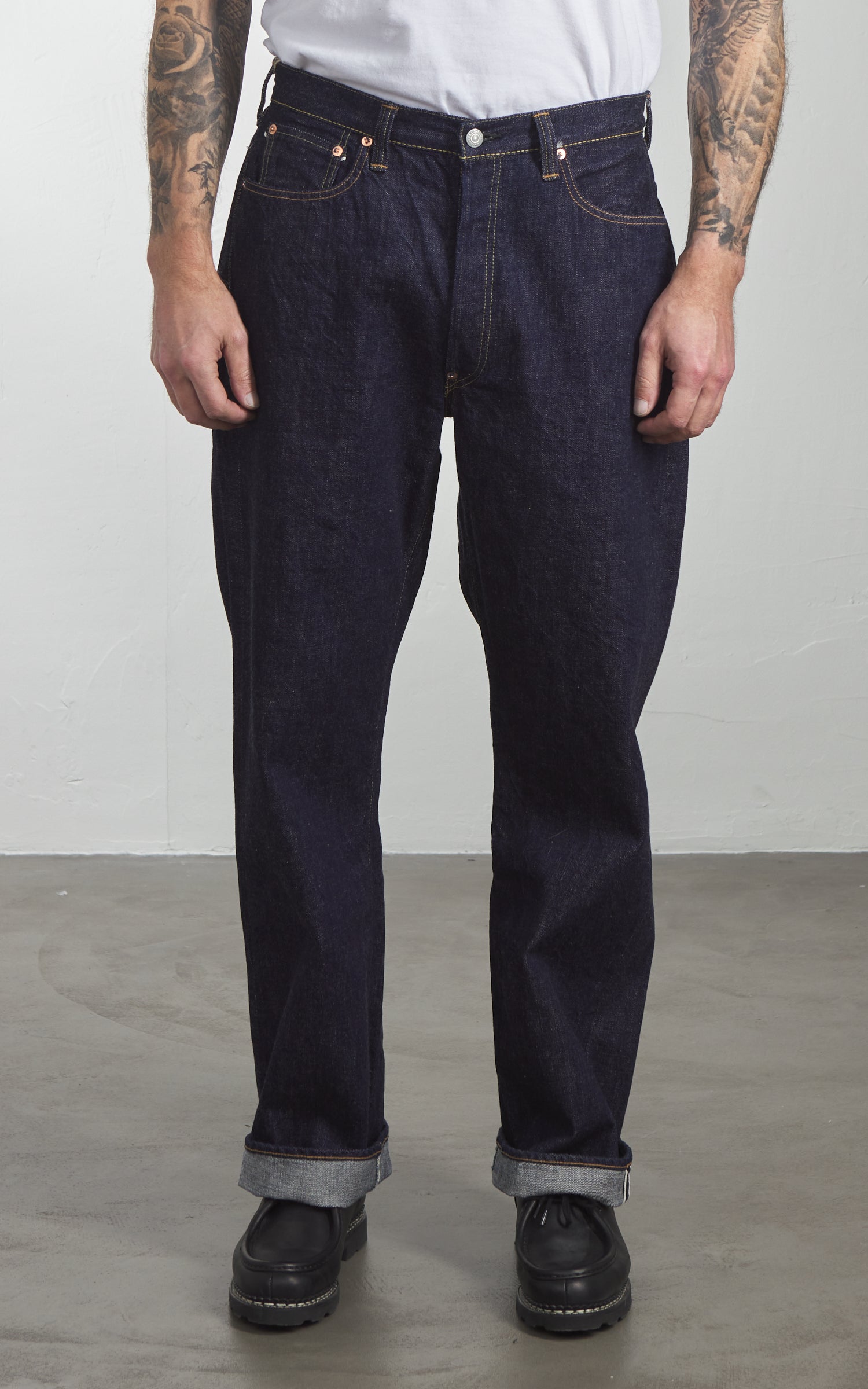 Fullcount 1136 Model 1937 Selvedge Denim One Wash Indigo