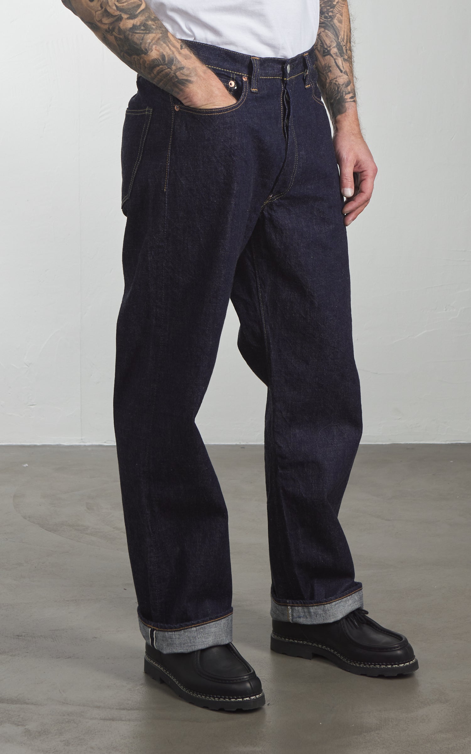 Fullcount 1136 Model 1937 Selvedge Denim One Wash Indigo