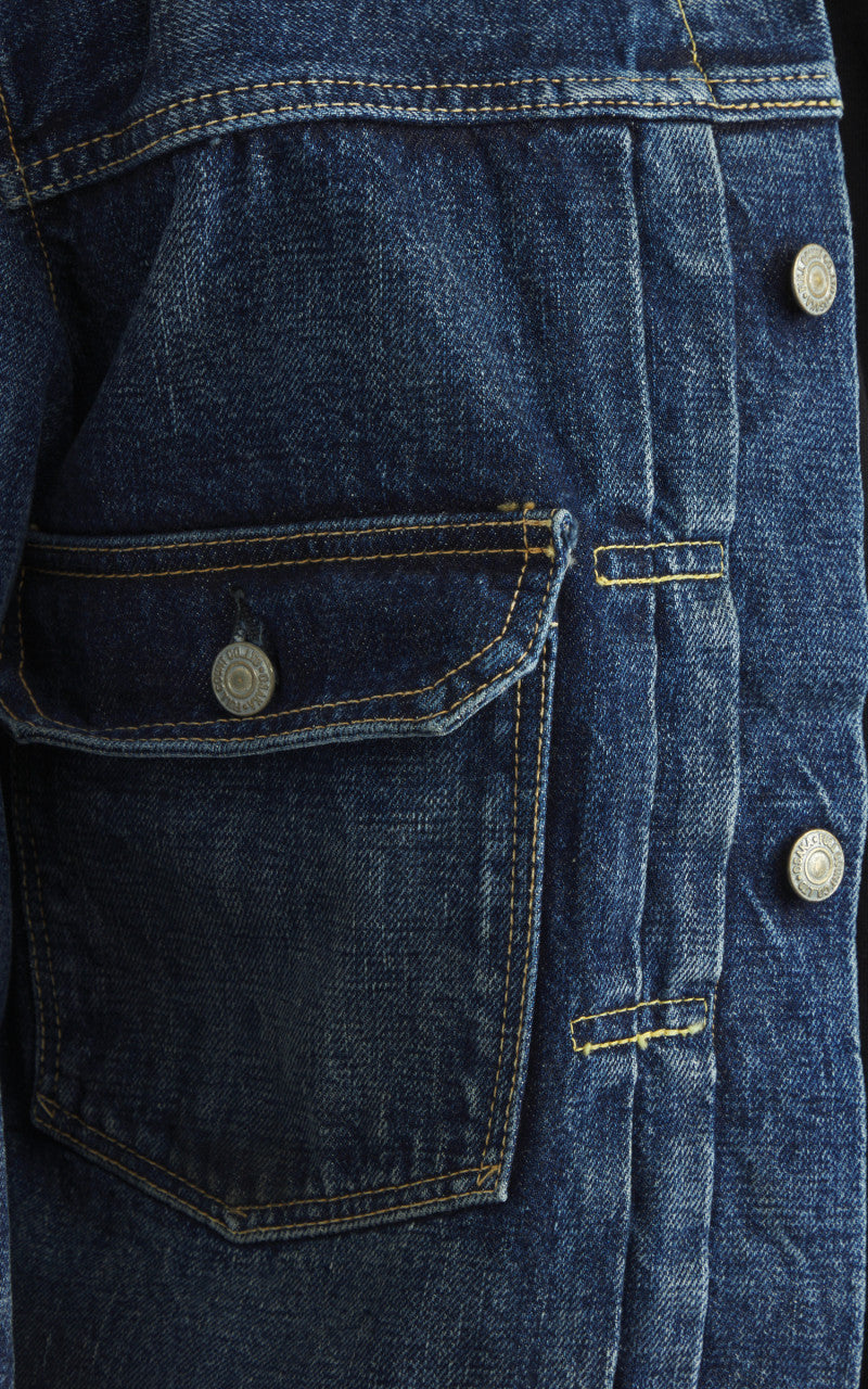 Fullcount 2050-2102 Type 2 Selvedge Denim Jacket Fear Of The Dark