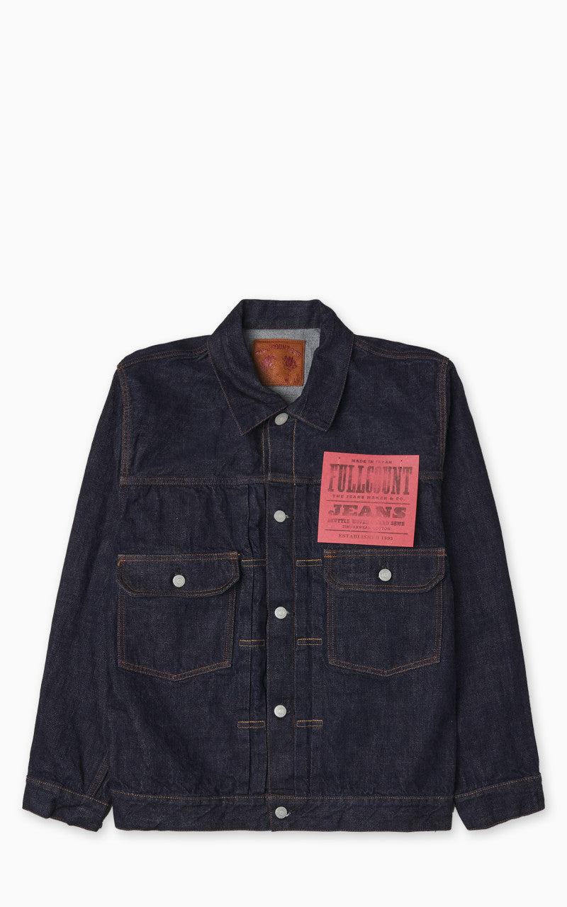 Fullcount 2102W-20 Type 2 Selvedge Denim Jacket One Wash