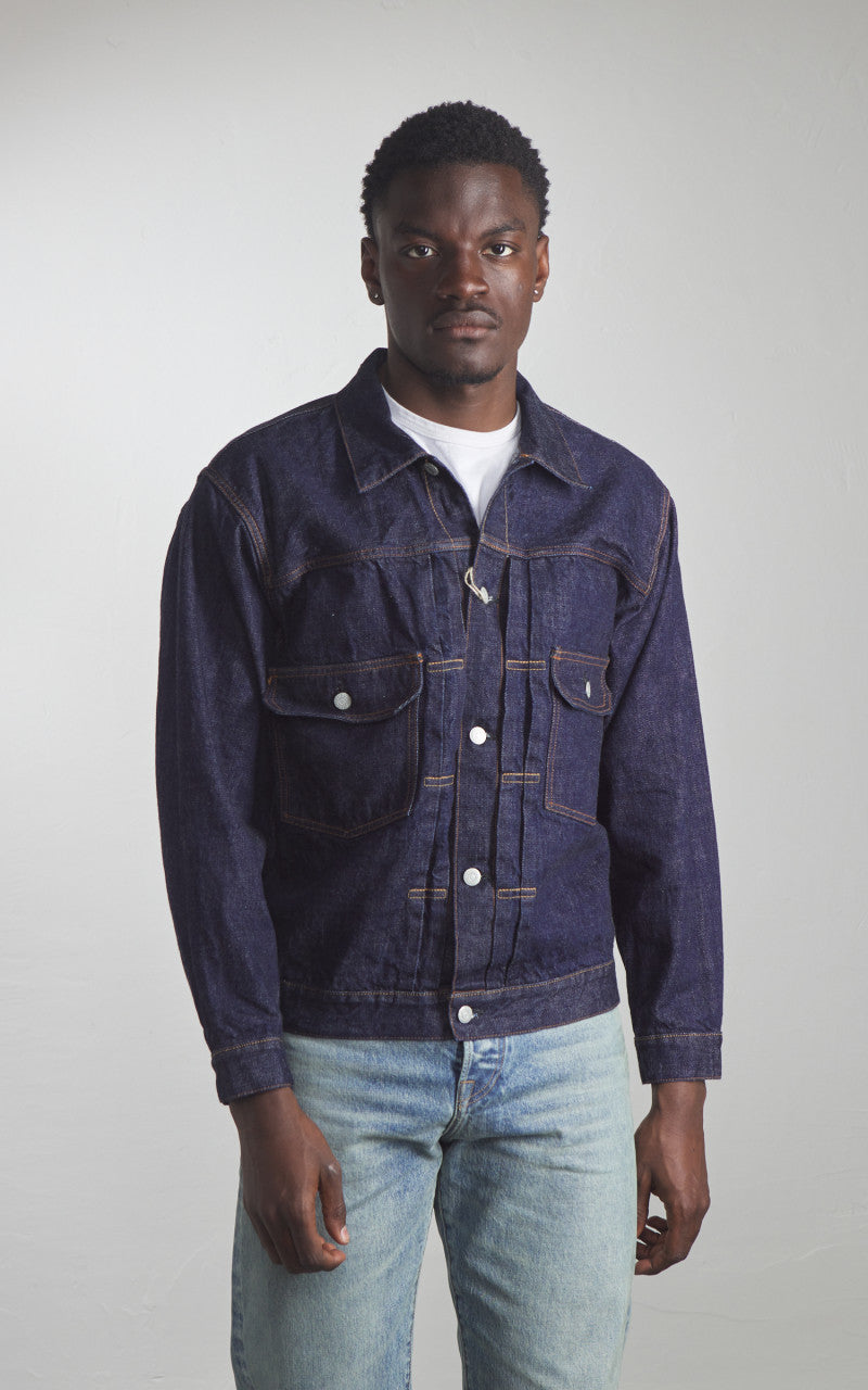 Fullcount 2102W Type 2 Selvedge Denim Jacket One Wash