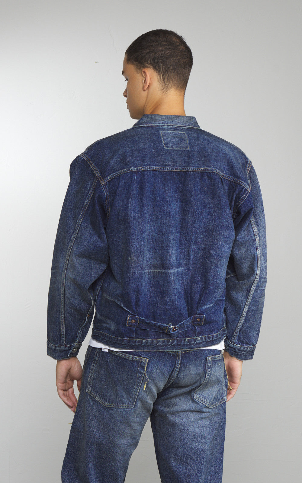 Fullcount 2978D-2107 Type 1 Selvedge Denim Jacket "More Than Just Fear" Indigo Blue