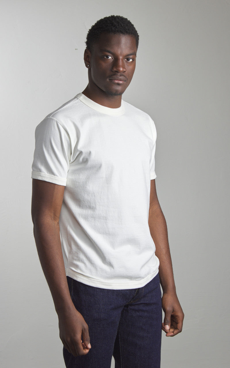 Fullcount 5222-22 Flat Seam Heavyweight T-Shirt White