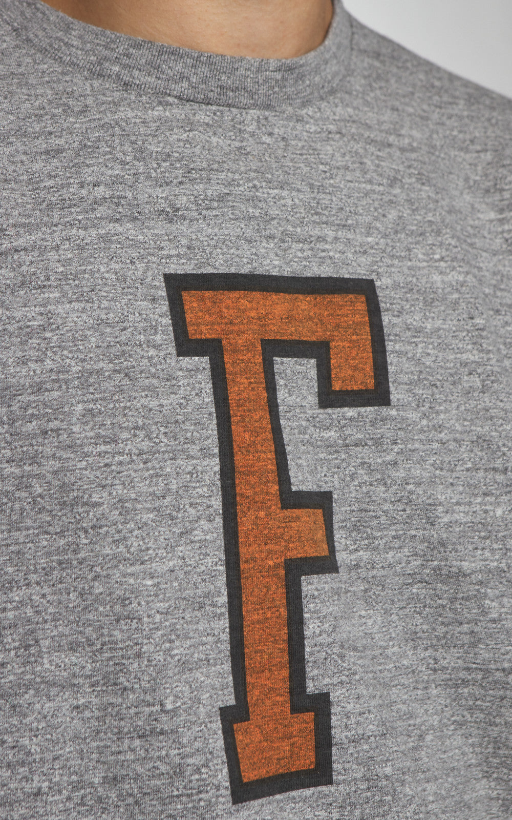 Fullcount 5501PT "F" T-Shirt Heather Grey