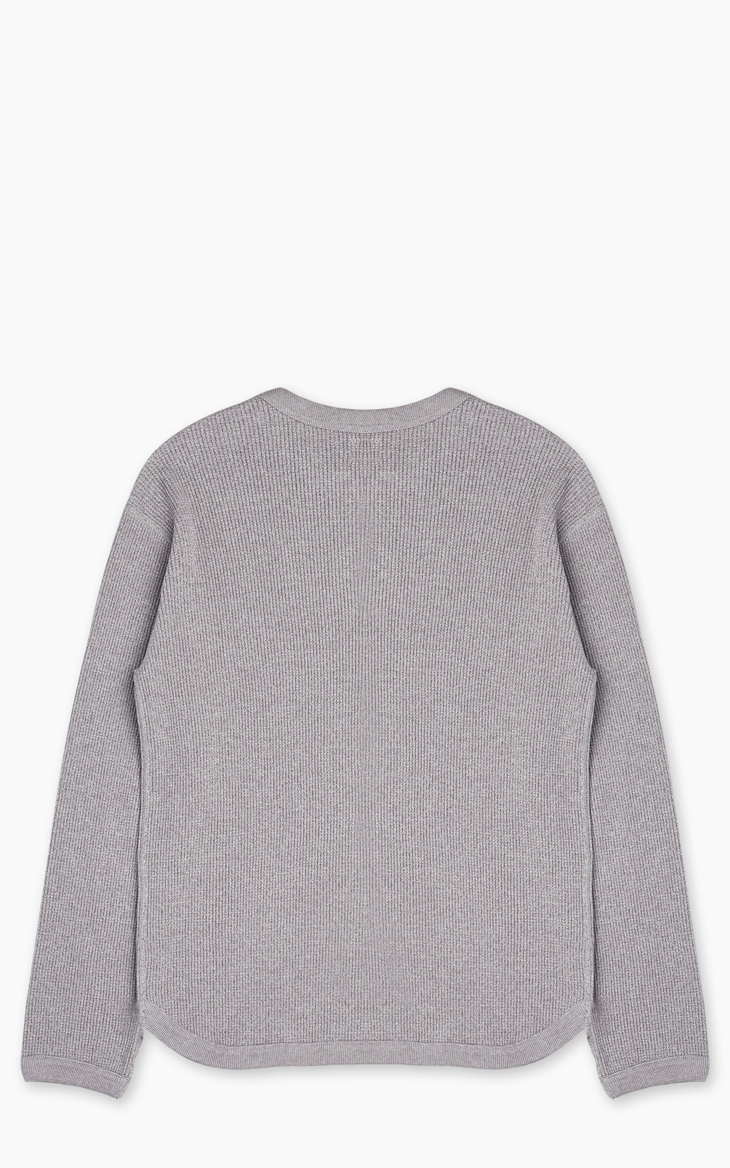 Fullcount 5964-24 Twisted Heavyweight Waffle Longsleeve T-Shirt Heather Grey