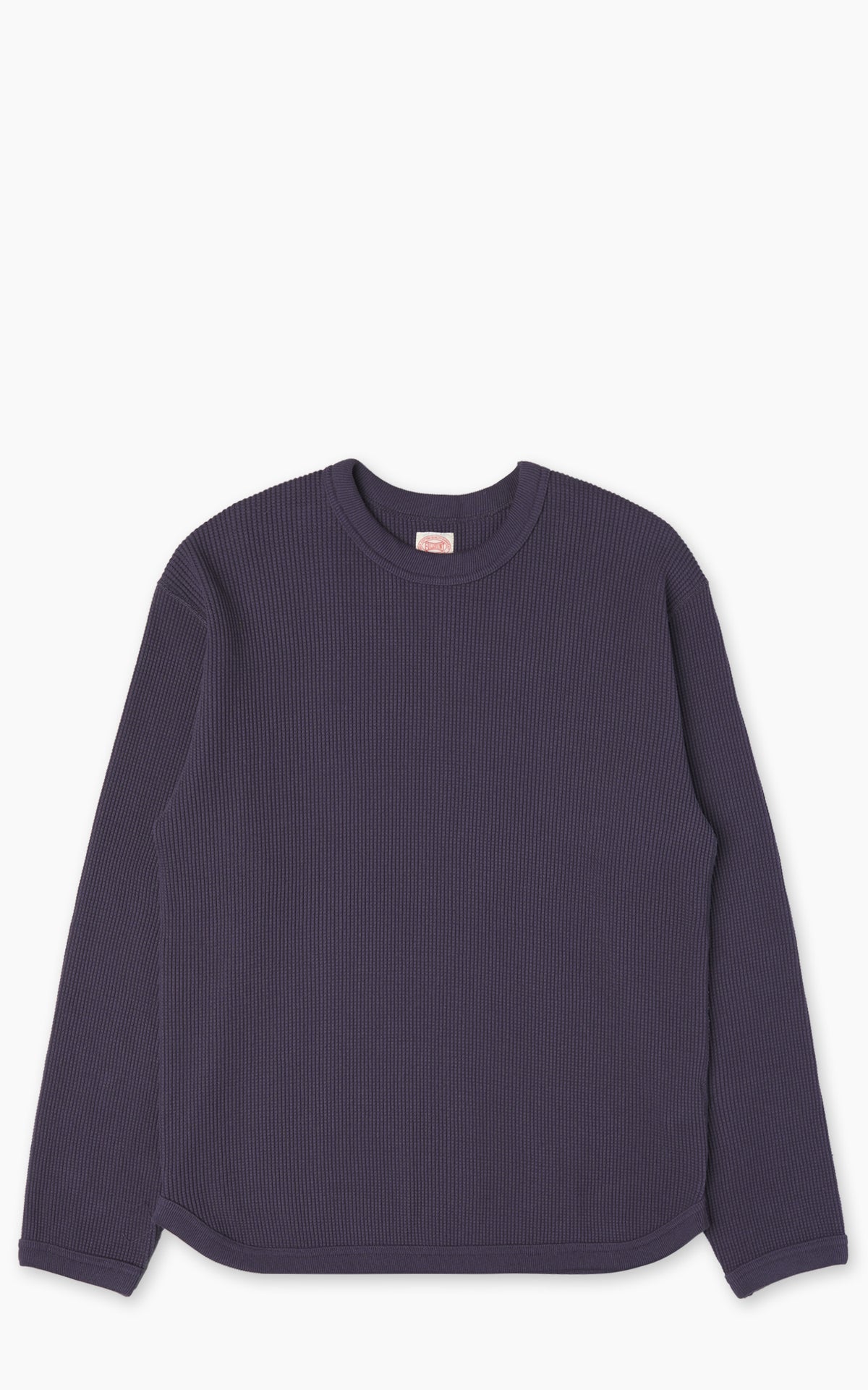 Fullcount 5964-25 Heavyweight Waffle Longsleeve T-Shirt Egg Plant