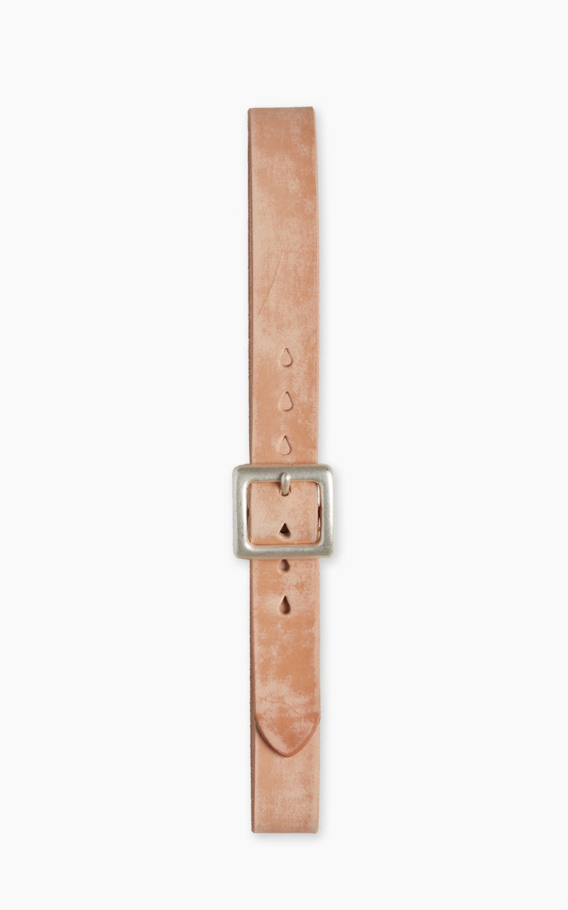 Fullcount 6211 Wild Leather Garrison Belt Natural