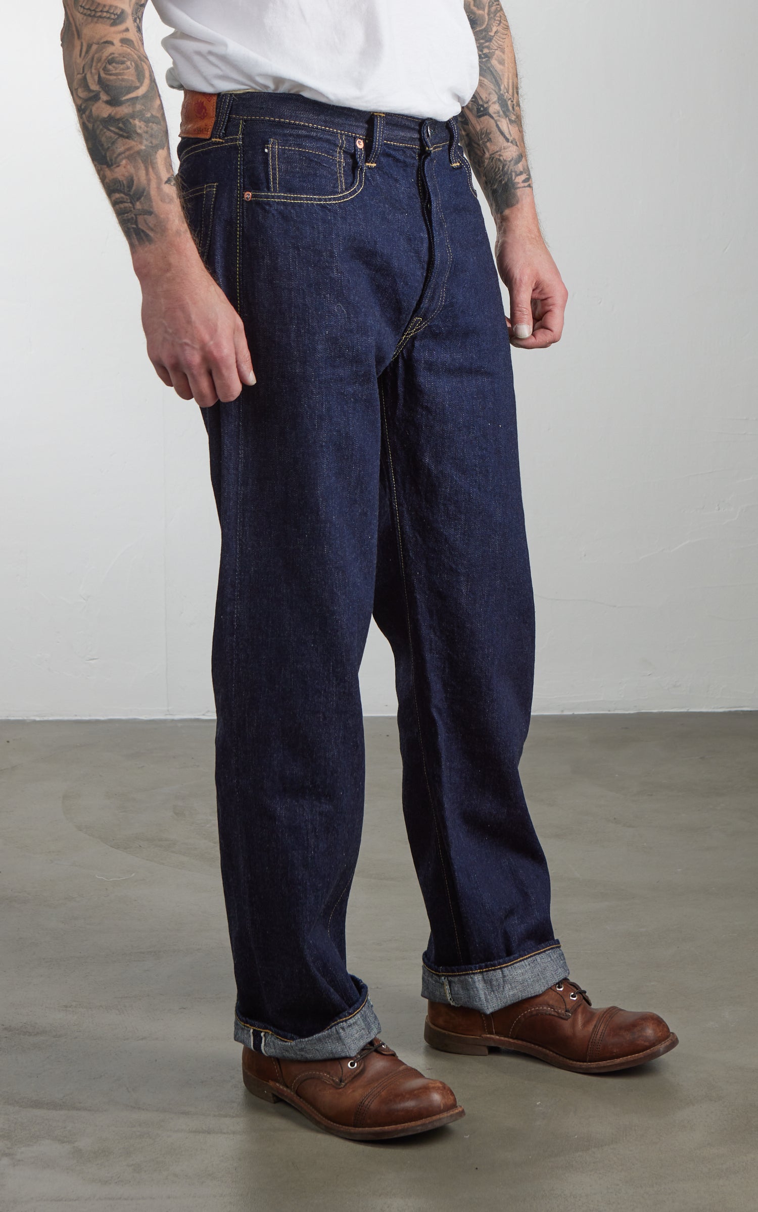 Fullcount S0105SSW WWII Model Denim Pants One Wash Indigo 11.5oz