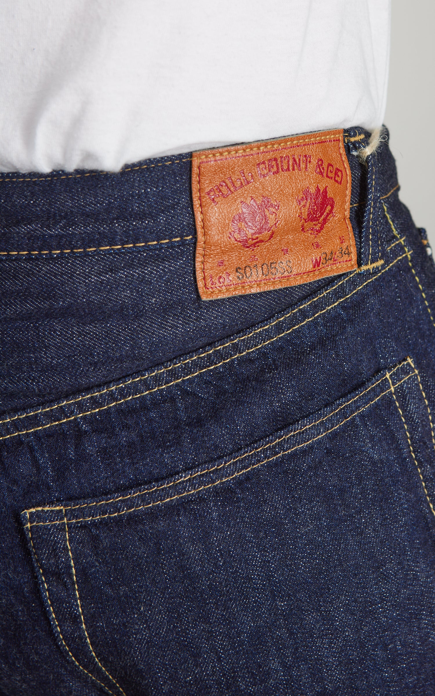 Fullcount S0105SSW WWII Model Denim Pants One Wash Indigo 11.5oz