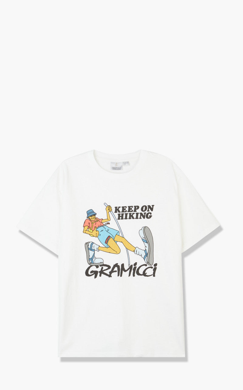 Gramicci Keep On Hiking Tee White