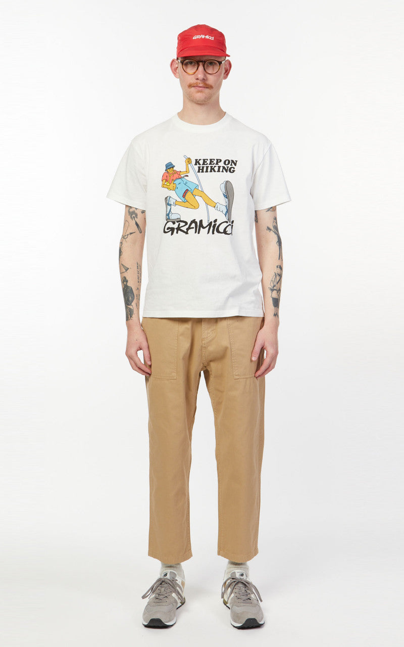 Gramicci Keep On Hiking Tee White