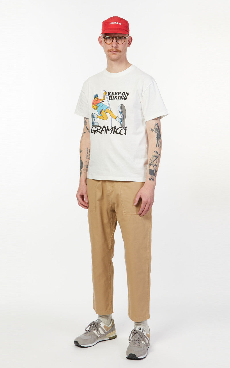 Gramicci Keep On Hiking Tee White