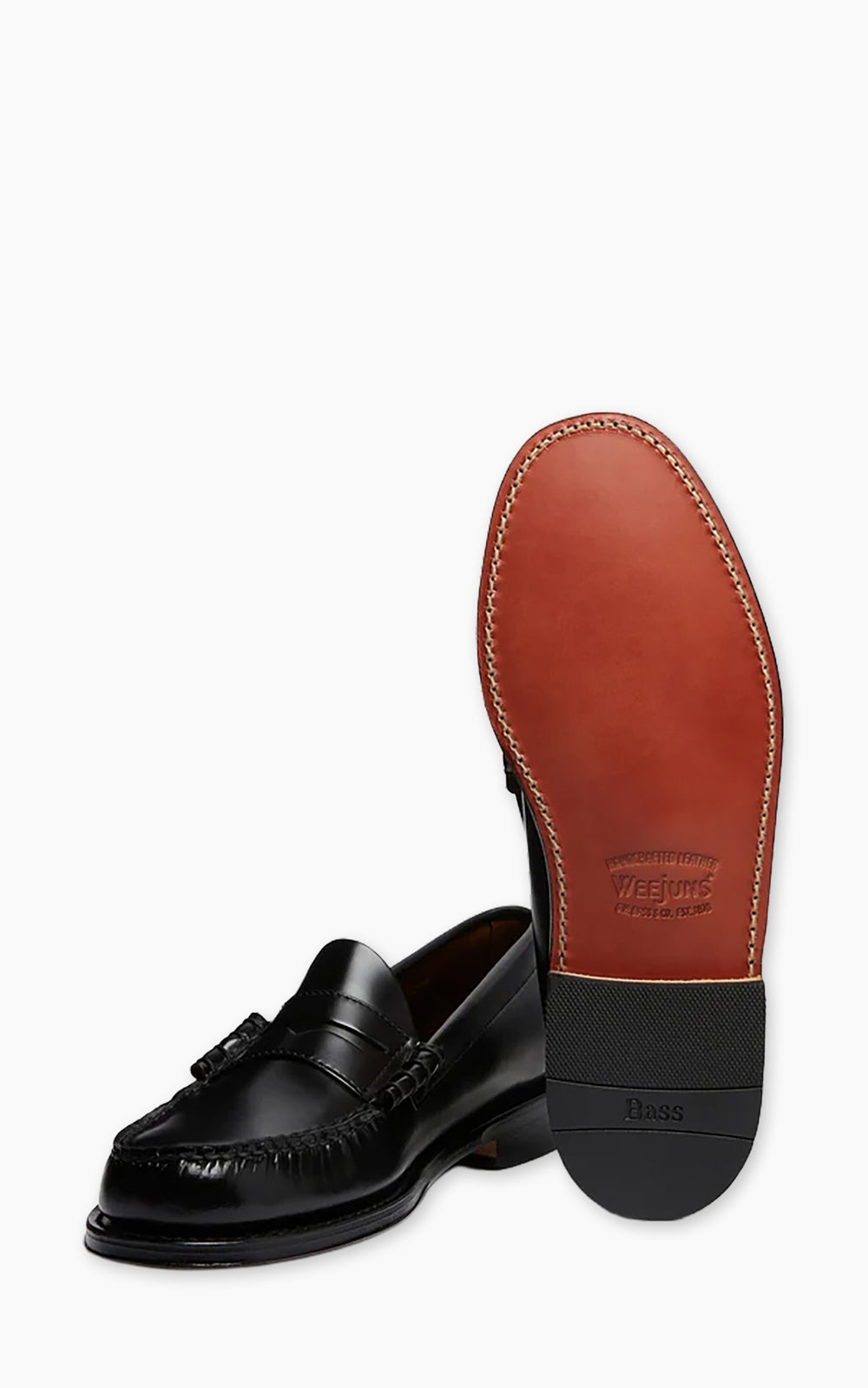 G.H. Bass Weejuns Larson Penny Loafers Leather Black