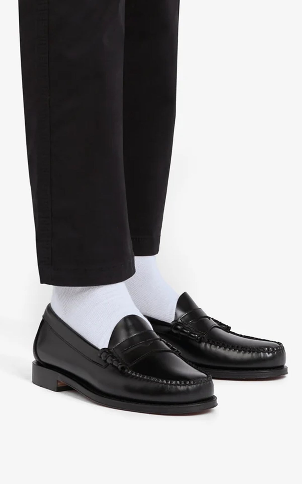 G.H. Bass Weejuns Larson Penny Loafers Leather Black