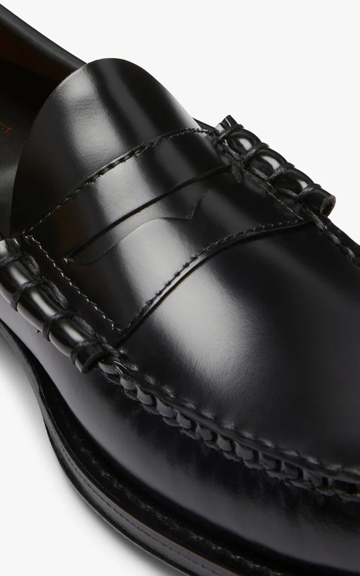 G.H. Bass Weejuns Larson Penny Loafers Leder Schwarz