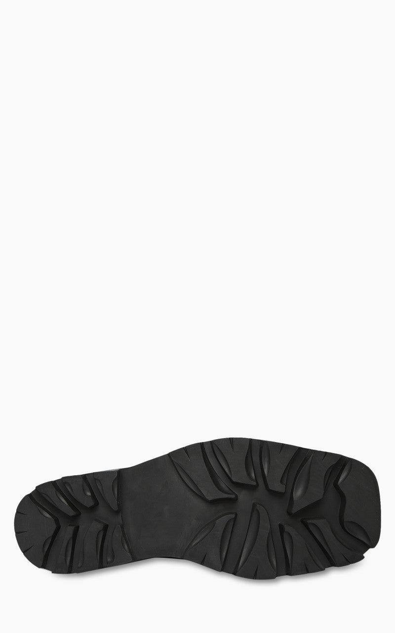 GmbH Selim Combat Double Zip Boot Black Pleather