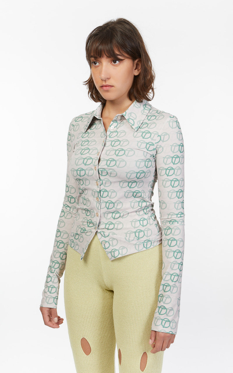 TheOpen Product Gradational Symbol Shirt Green