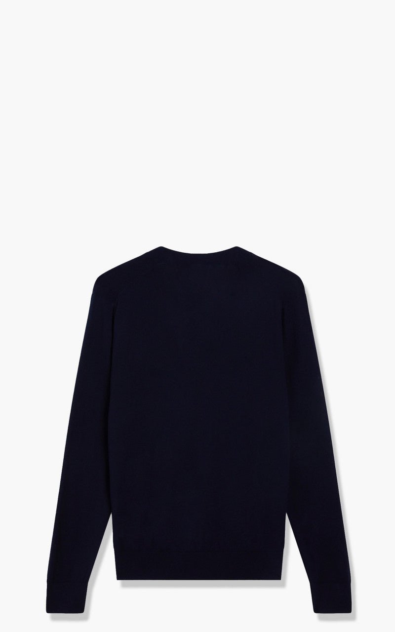 Maison Kitsuné Fox Head Patch Classic Cardigan Navy