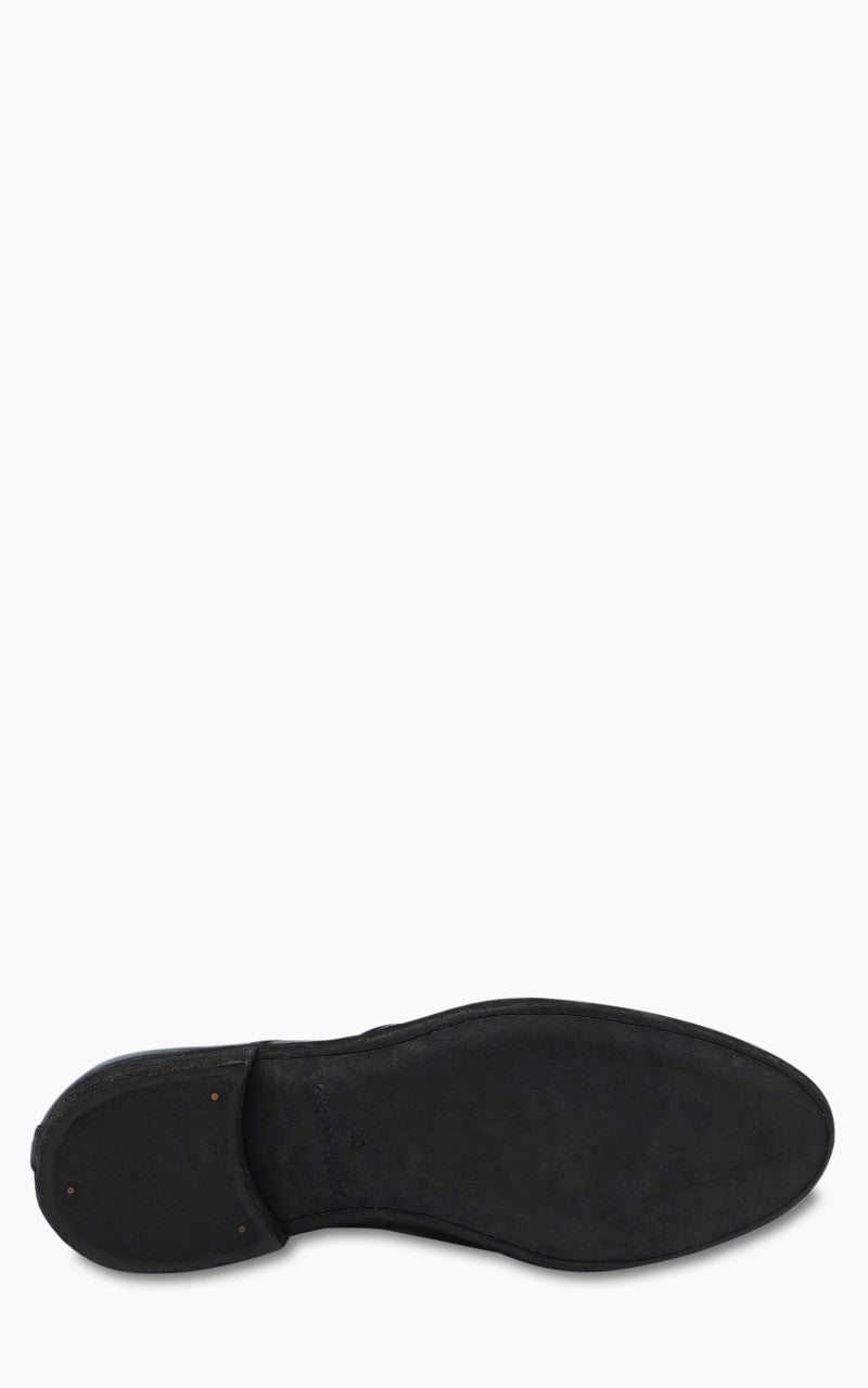 Guidi 112 Leather Ball Derby Shoe Black