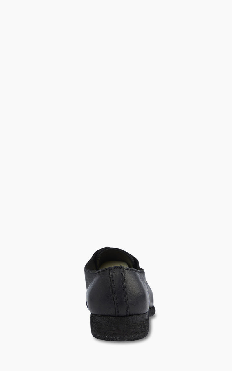 Guidi 112 Leather Ball Derby Shoe Black
