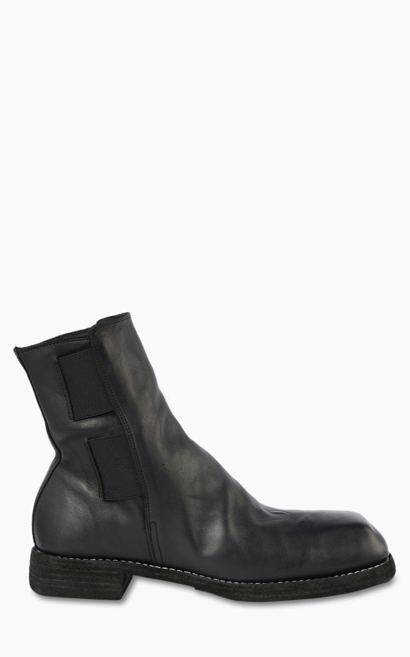 Guidi 79087 Leather Chelsea Boot Black