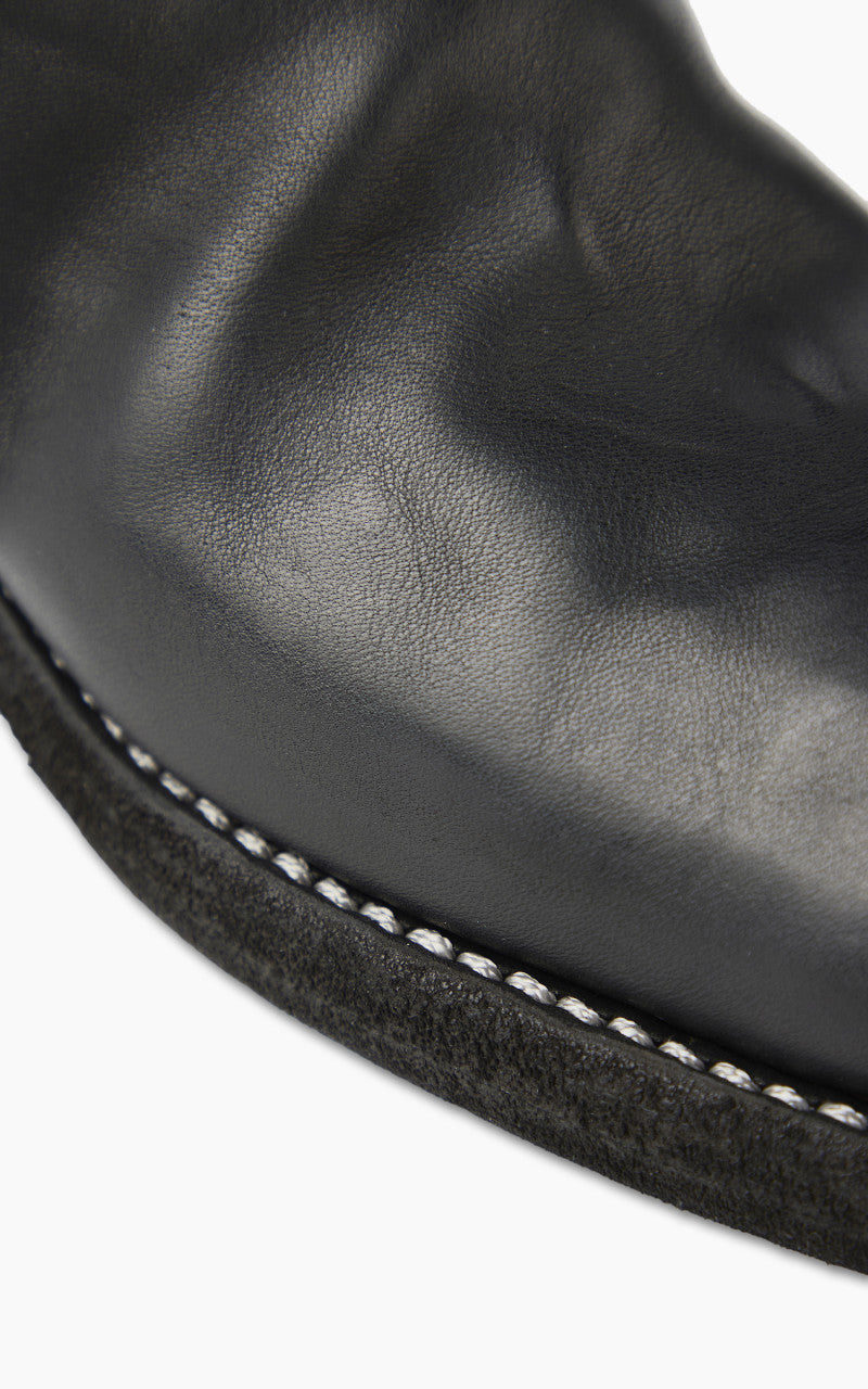 Guidi 79087 Leather Chelsea Boot Black