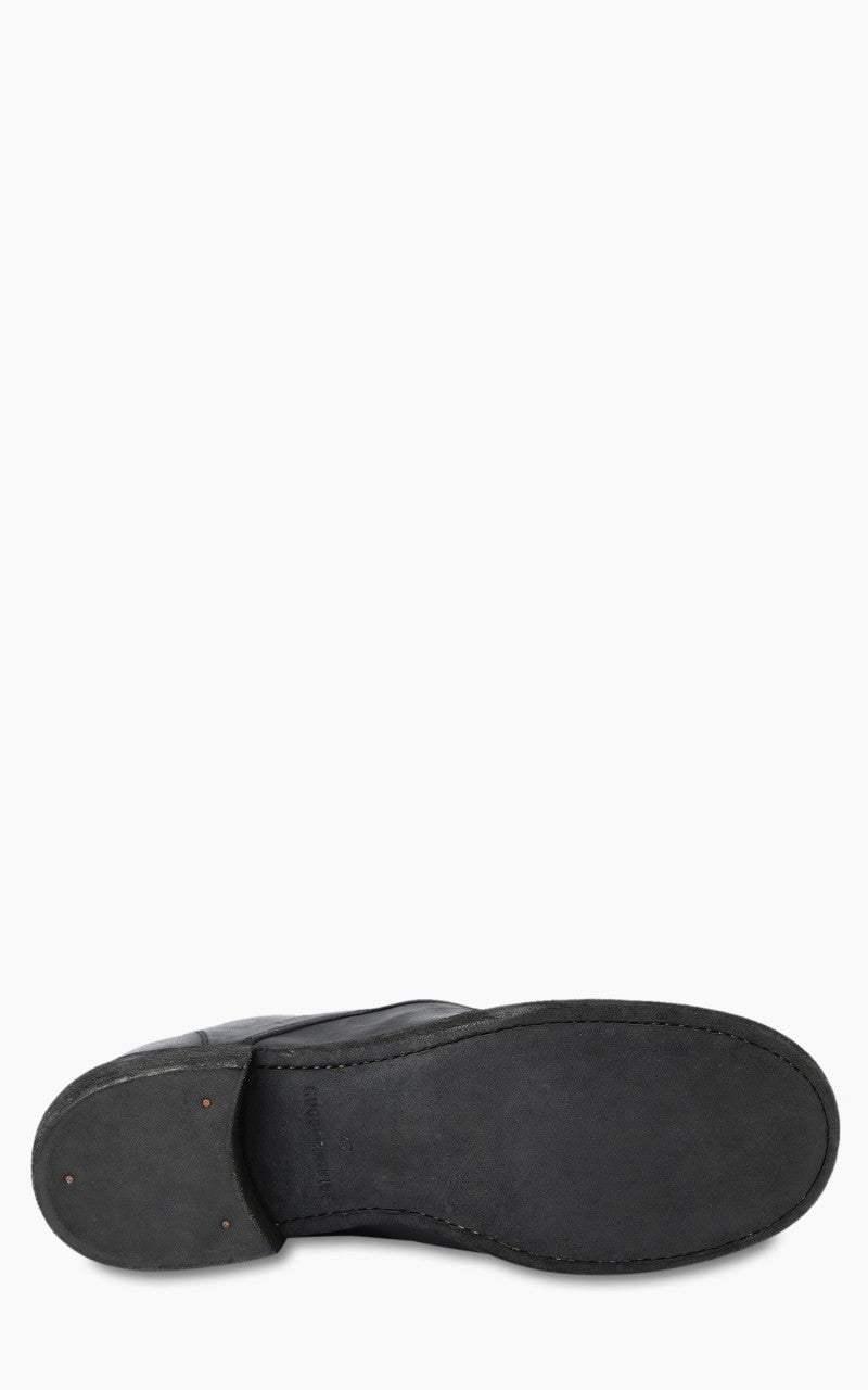 Guidi 793 Leather Laced Up Ankle Boot Black