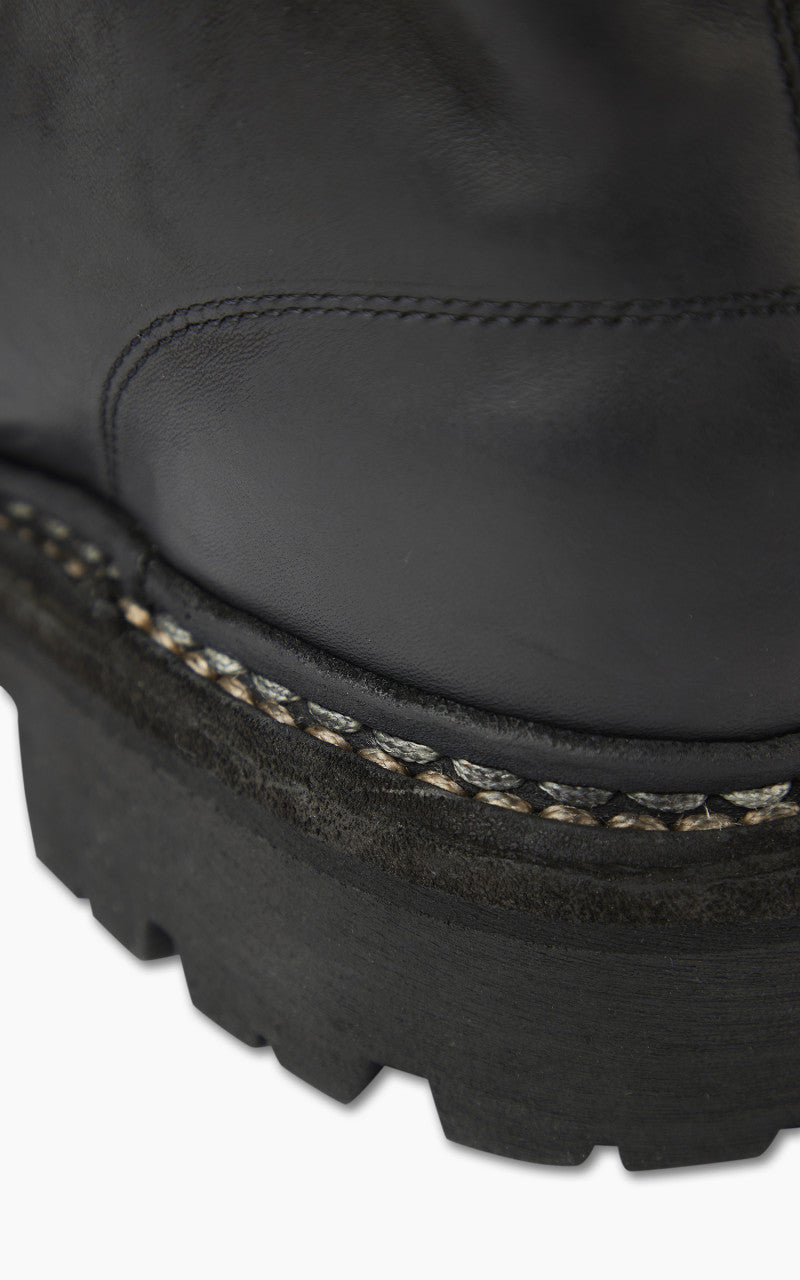 Guidi 796V_N Leather Back Zip Top-Ankle Boot Black