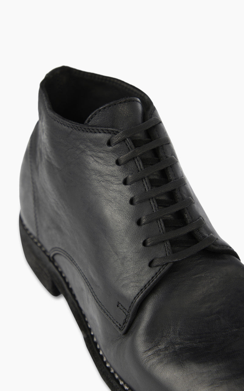 Guidi 994 Leather Desert Ankle Boot Black
