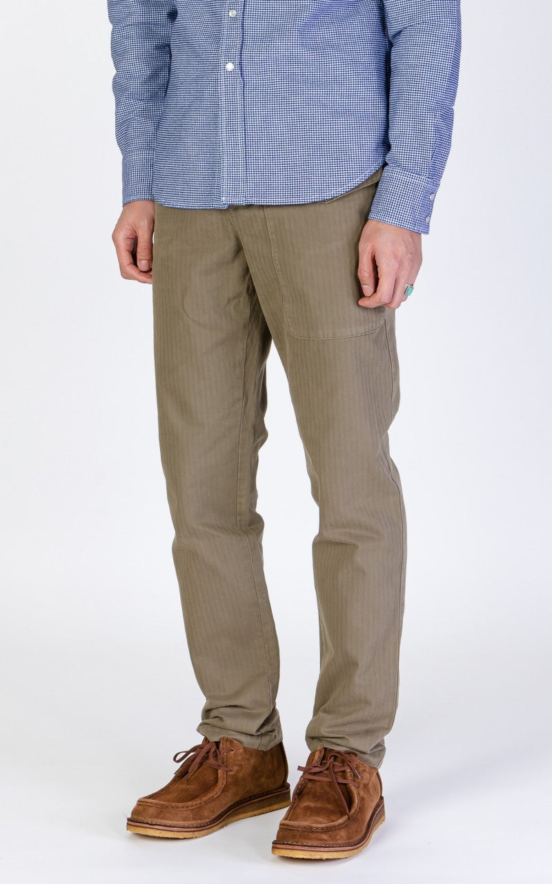 Tellason Ghurka Pant Herringbone Military Olive