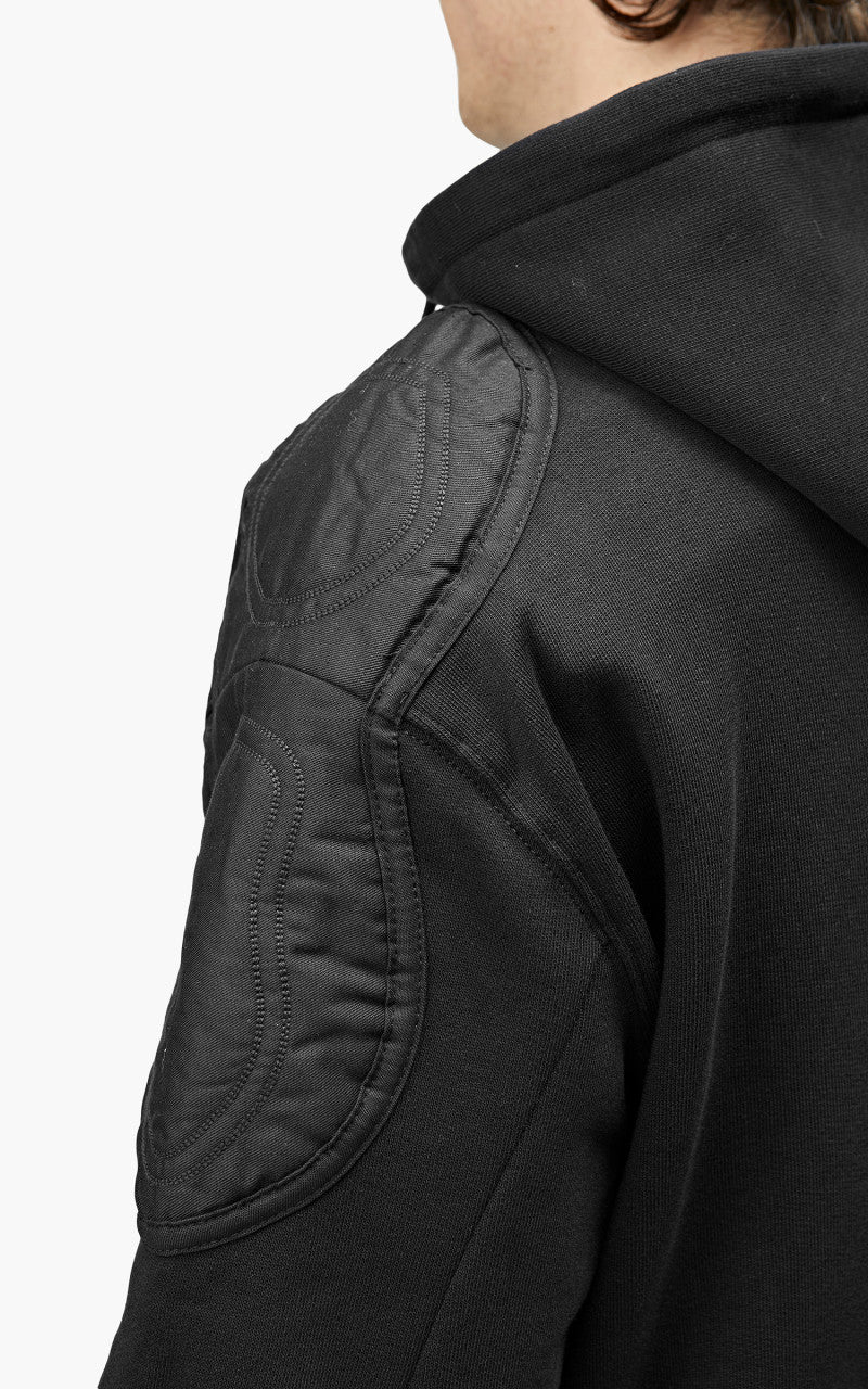 GmbH Murad Jersey Jacket With Extended Collar Black